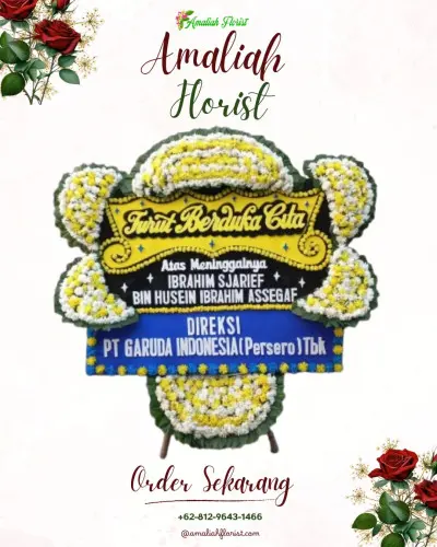 Papan Bunga Duka di Singali